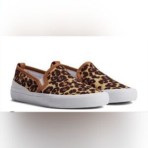 Official Program, Womens Slip On Cheetah Print Sneakers, NIB-Size 7